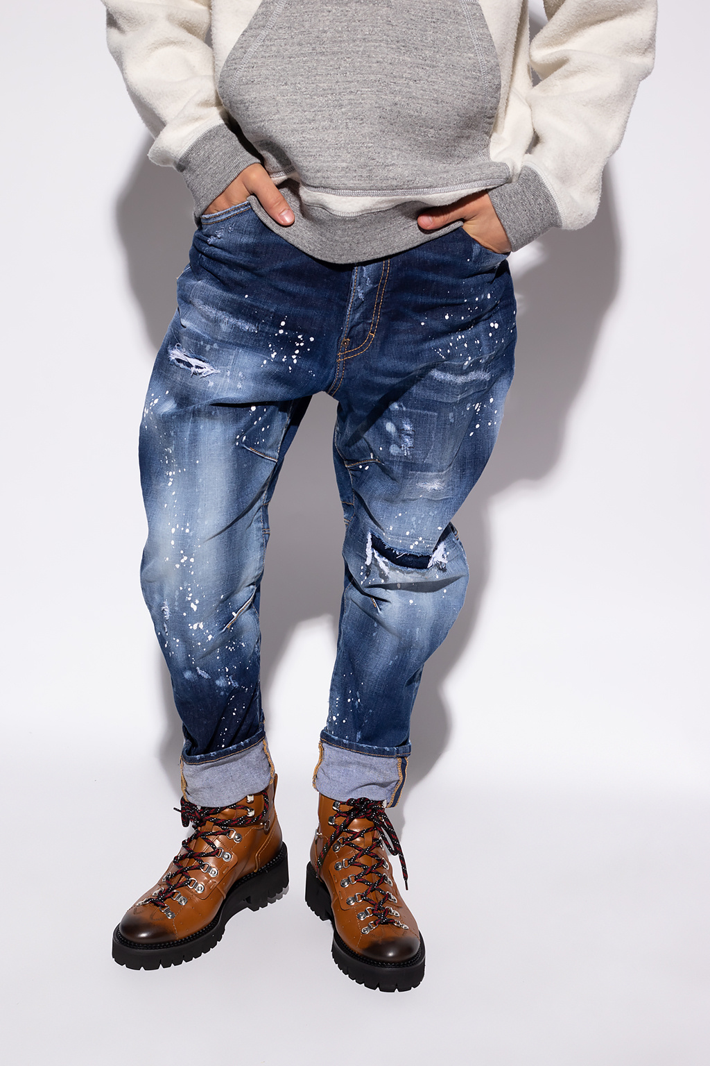 Men's Clothing | Dsquared2 'Combat' jeans | IetpShops | Mother's